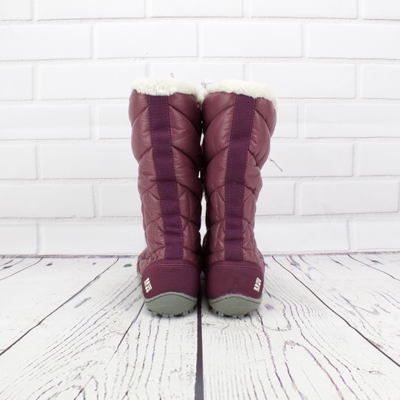 NEW BOX Columbia Powder Summit II Mid Purple Boots - Picture 7 of 8